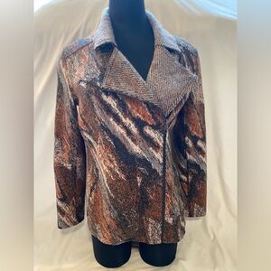 Overland Alpaca Wool Asymmetrical Zip Jacket